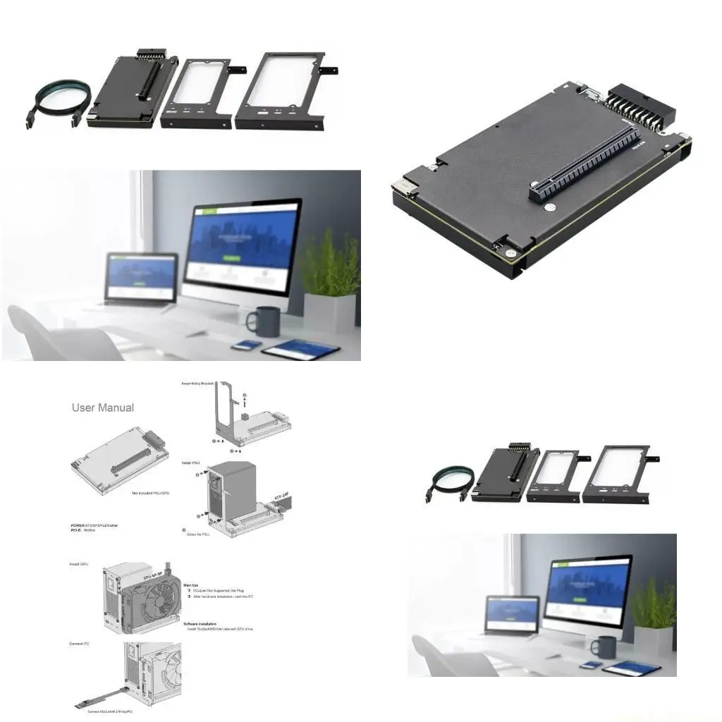 Docking Station for Graphics Card OCuLink OCuP4 OCuP4v2 PCIE4.0 Adapter