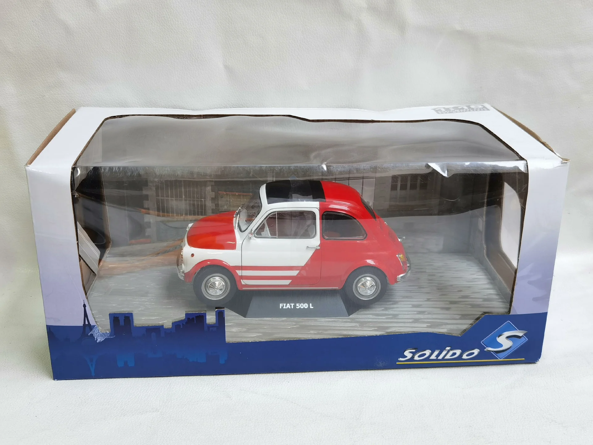 

Литой под давлением SOLIDO масштаб 1/18 FIAT 500 L 1982, модель автомобиля из сплава Fiat, Коллекционная игрушка, подарок, сувенир, украшение для дисплея