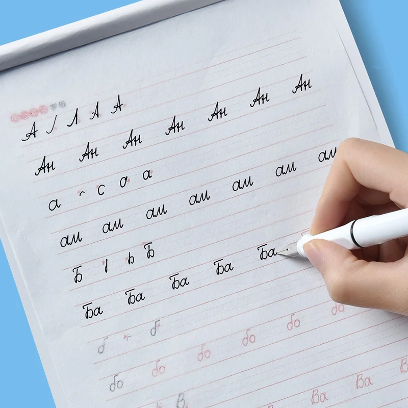 Learning Russian / Chinese Book Calligraphy Copybook Standard Russian Handwriting Copybook Practice Writing Art Libros