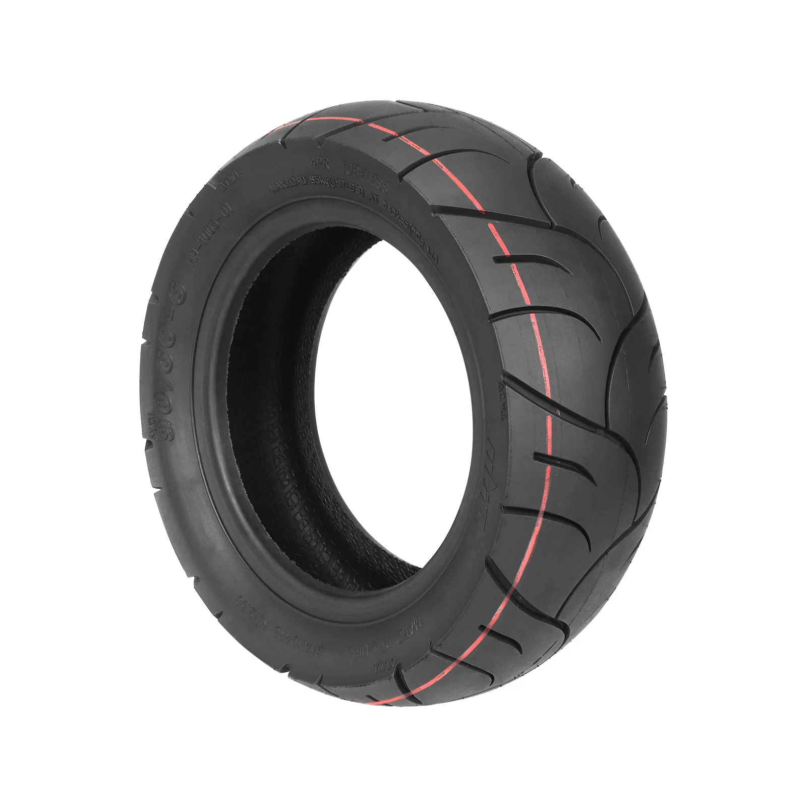 11 Inch Ulip 90/60-6 Road Vacuum Tire For Electric Scooter Widened Wear-resistant Non-slip Tyre Parts