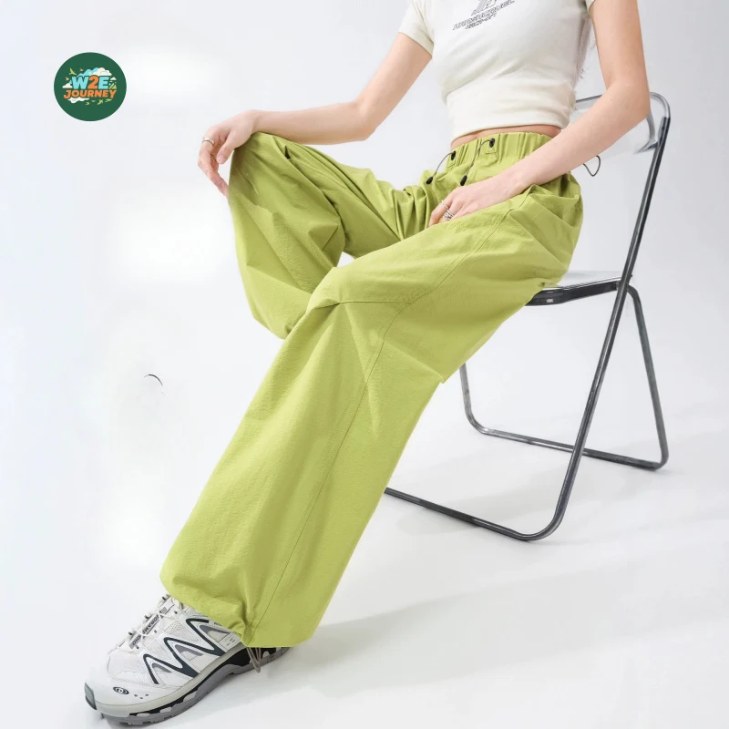 W2EJOURNEY EU US Size Luxury Quality Outdoor Women'S Trousers Quick-Dry Hiking Water-Resistant Paratrooper Pants