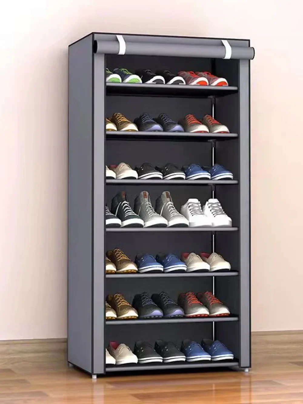 10/8/6Layers Shoe Cabinet Organizer Minimalist Shoe Shelves Dustproof Nonwoven Shoerack Home Furniture Space-saving Cabinets