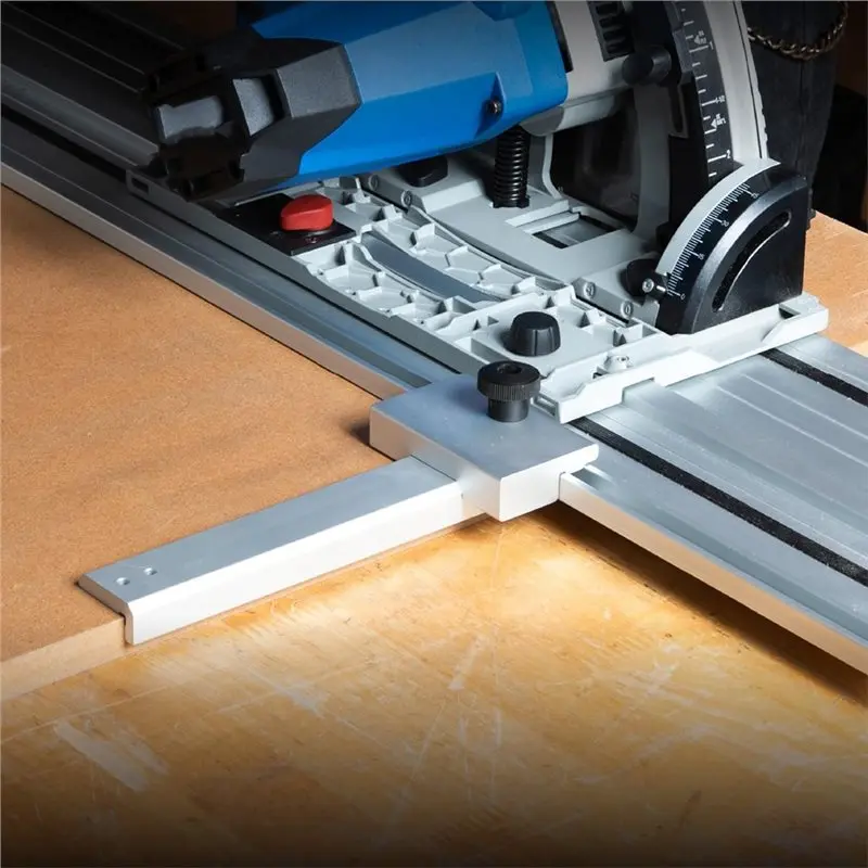 ABSJ-Track Saw Guide Rail لـ Festool قابل للتعديل 90 ° الزاوية اليمنى دليل السكك الحديدية مربع المنقلة #2