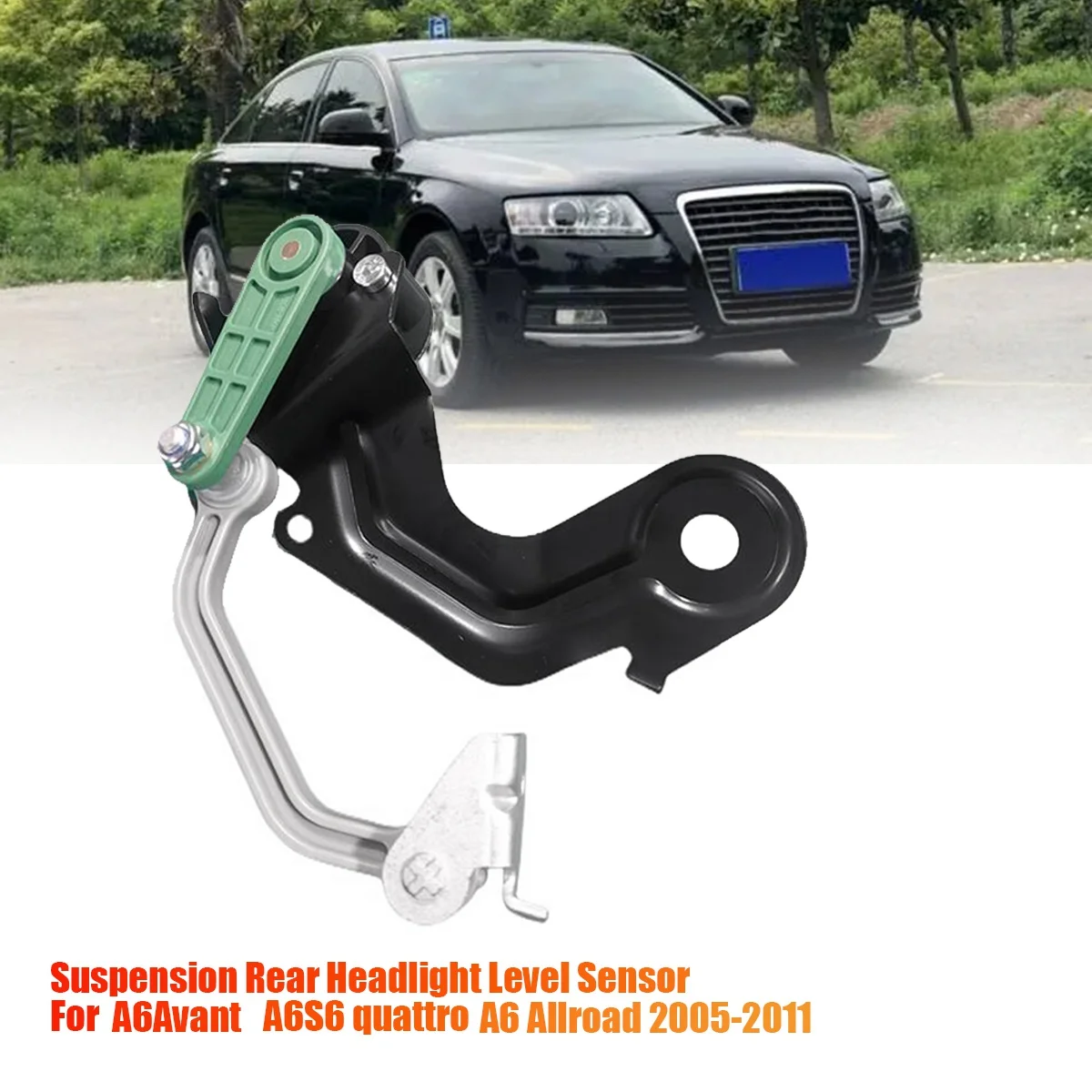 4F0616572D Right Rear Headlight Level Sensor Bracket for A6 Allroad 4F2 Air Suspension Body Height Sensor