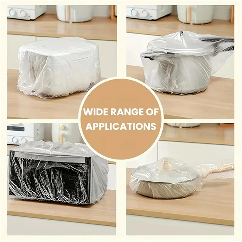 20/30pcs Disposable Protective Film Dust Cover Household Appliances Oversized Thickened  Kitchen Anti-roach Transparent Cover