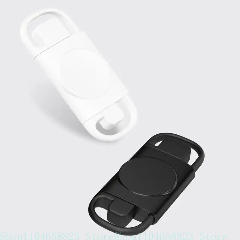 อะแดปเตอร์ชาร์จไร้สายแบบพกพา 2 in 1 เหมาะกับ GalaxyWatch 3/4 USB Fast Stand การออกแบบจิ๋ว