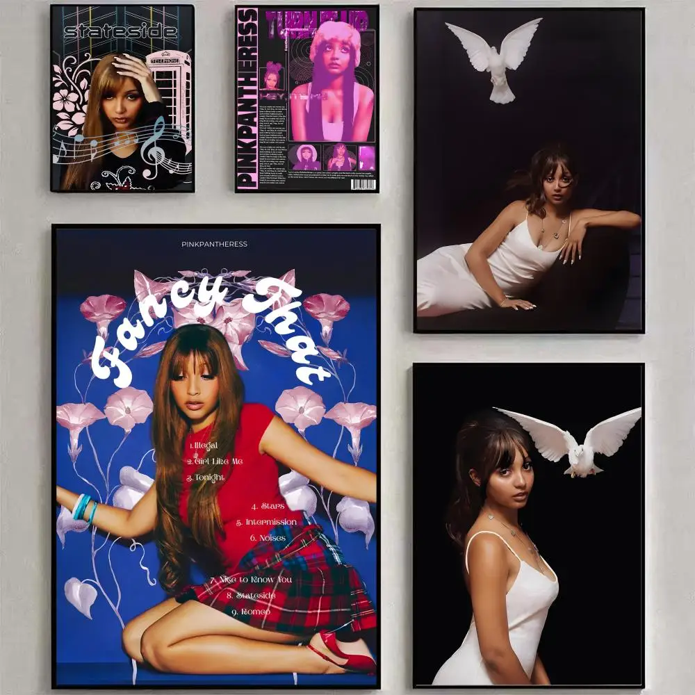 المغني الوردي النمر المشارك HD الفن لزجة جدار مقاوم للماء غرفة المعيشة المنزلي غرفة نوم بار الديكور الجمالي