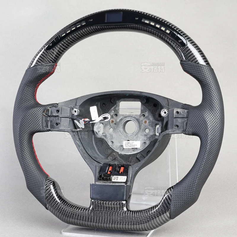 For Volkswagen Golf 6 MK6 Multifunctional Carbon Fiber Steering Wheel (Modified Upgrade Part)