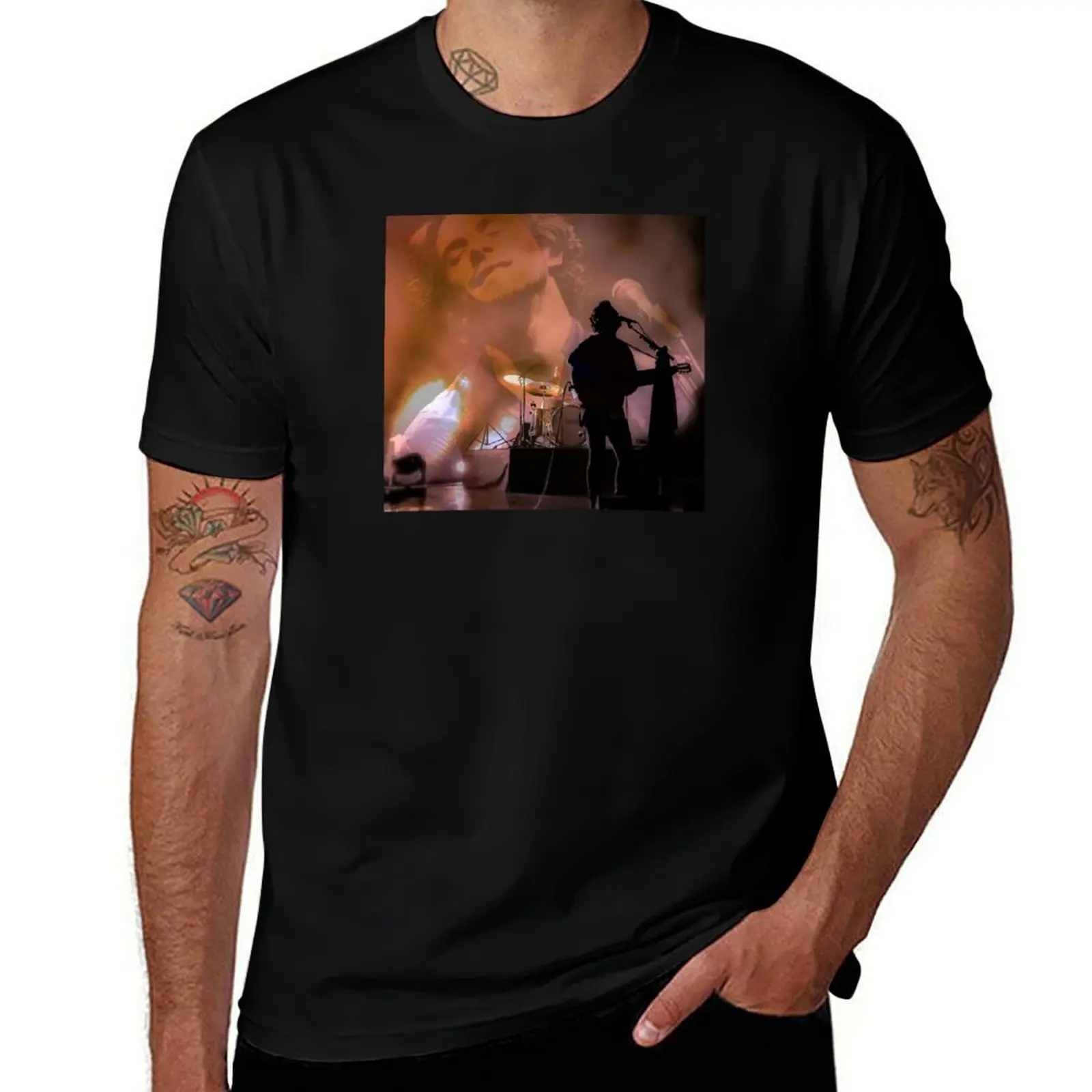 

Jack Savoretti Silhouette T-Shirt man t shirts graphic man t shirt heavy cotton T-Shirt
