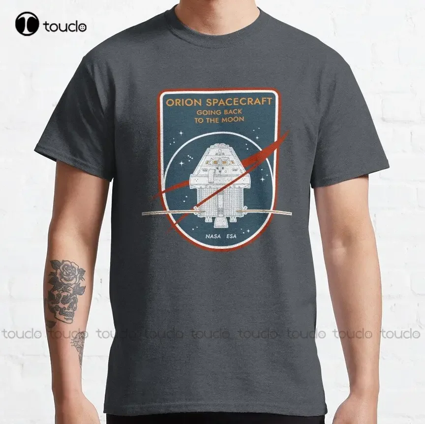 Orion Spacecraft. Going Back To The Moon. Commemorative Badge Artemis Classic T-Shirt Fishing Shirts For Men New Popular Xs-5Xl