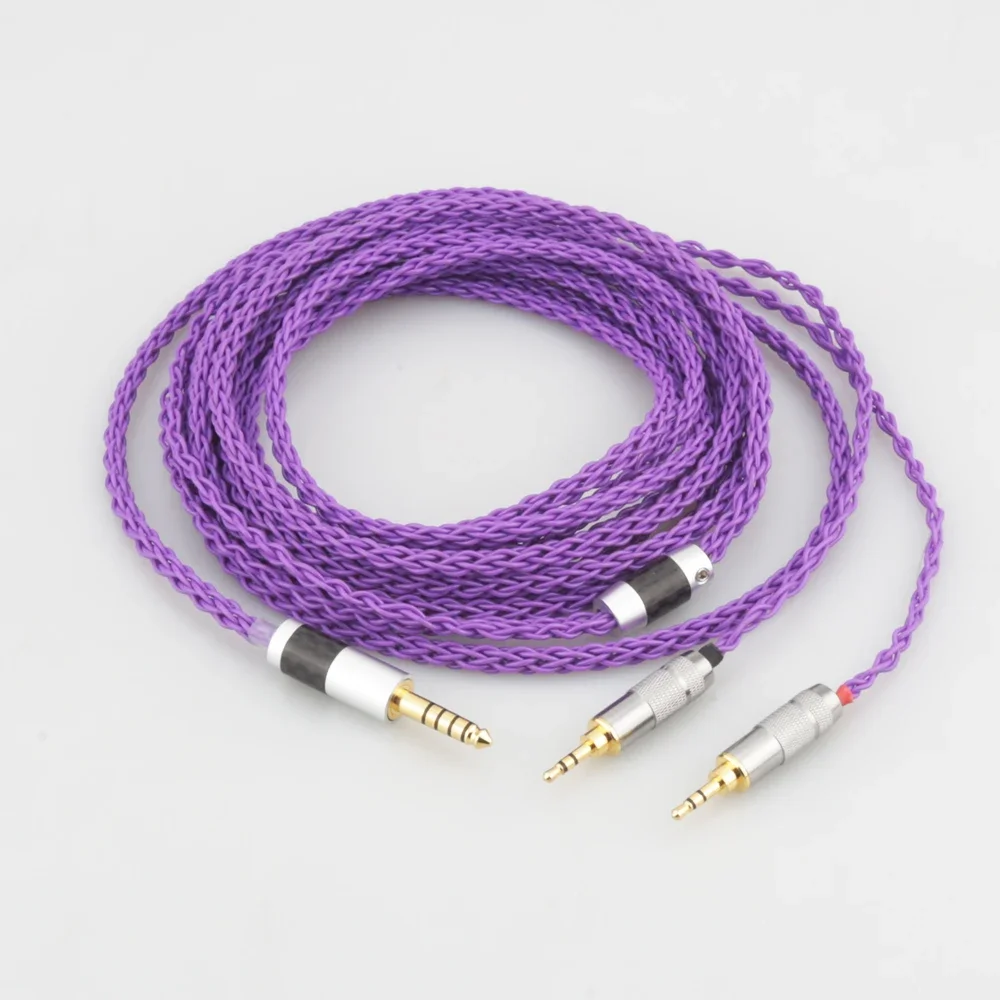 Сбалансированный штекер 4,4 мм на двойной штекер 2,5 мм, совместимый с усилителем для наушников Hifiman HE400S, HE-400I, HE-400i для WM1A, NW-WM1Z