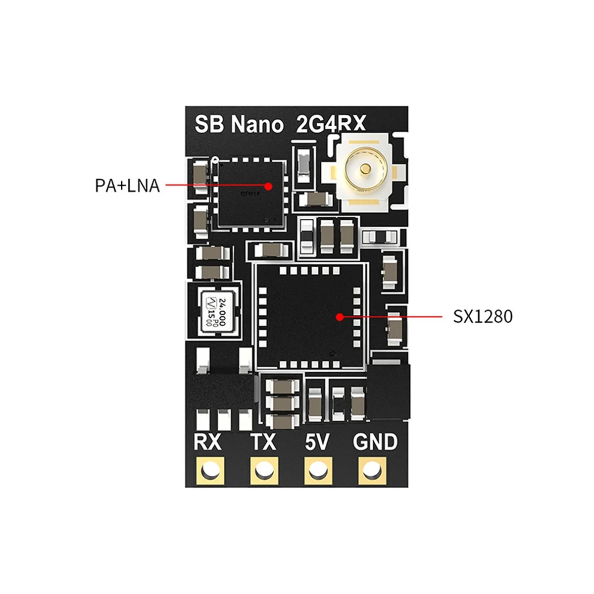 Para SpeedyBee Nano 2.4G ExpressLRS ELRS Receptor para FPV Freestyle Drones de Longo Alcance Peças DIY