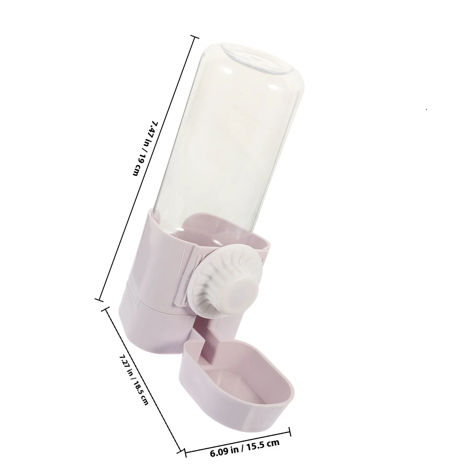 معلقة موزع زجاجة ماء للحيوانات الأليفة للأرنب الهامستر خنزير غينيا مانعة للتسرب قفص تغذية الحيوانات الصغيرة ملحقات الشرب