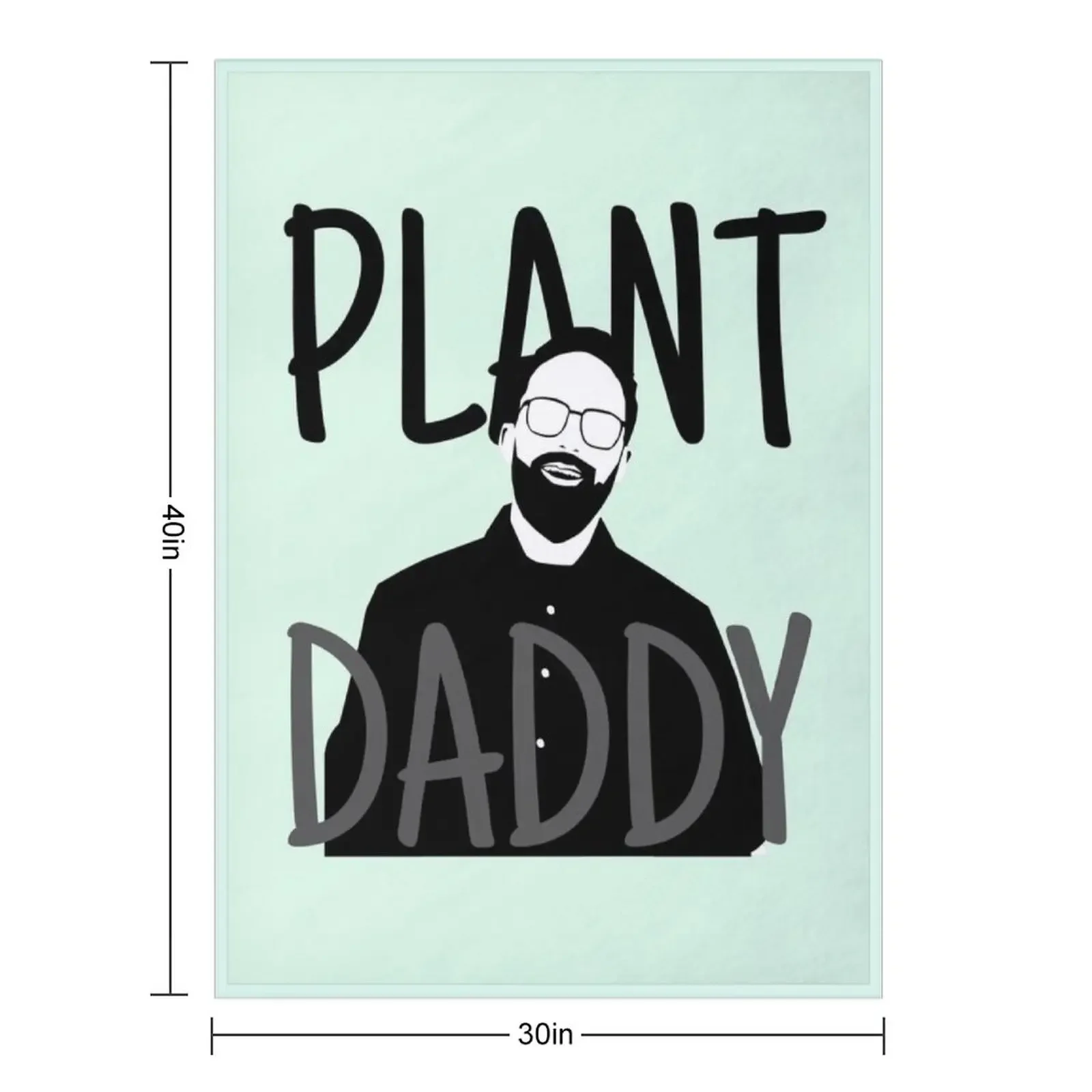 Plant daddy Throw Blanket Softest Nap heavy to sleep Soft Beds Blankets