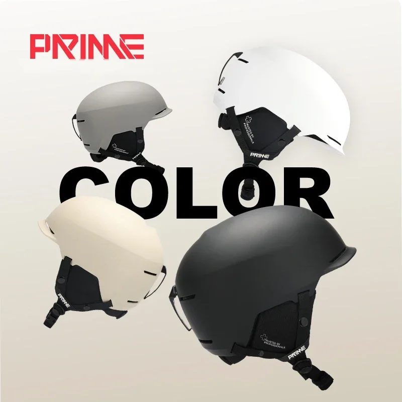 PRIME-casco de esquí para hombre y mujer, casco de Snowboard para invierno, accesorios deportivos para snowboard al aire libre, equipo de protección