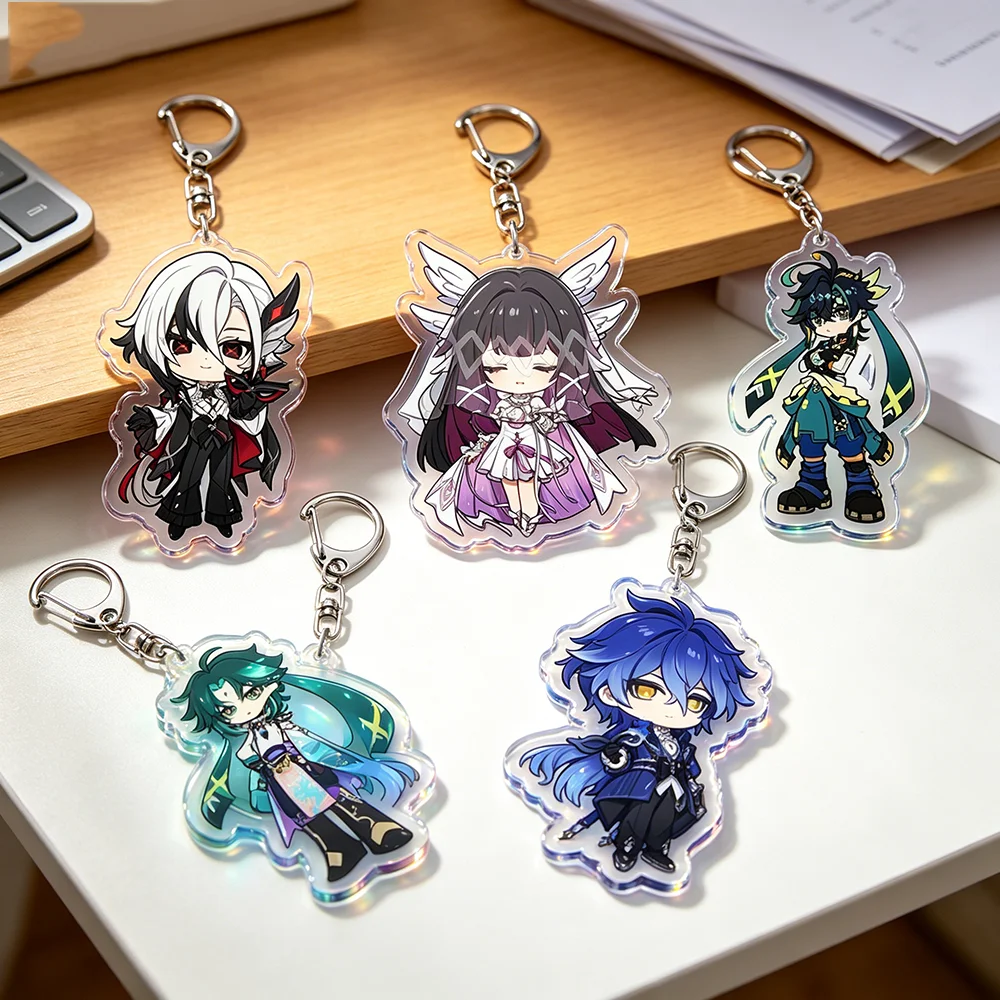 Tech Girl Accessories - Cute Anime Chibi Keychains for Accessories