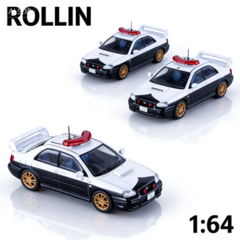

Машинка Rollin 1:64 Subaru Impreza 8-го поколения, полицейская, литая модель из сплава, подарок для мальчиков, коллекционная модель для взрослых, праздничный подарок.