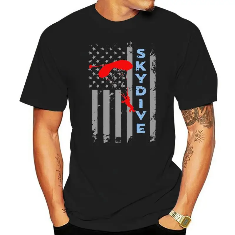 Men t shirt Skydive Flag(1) tshirts Women t-shirt