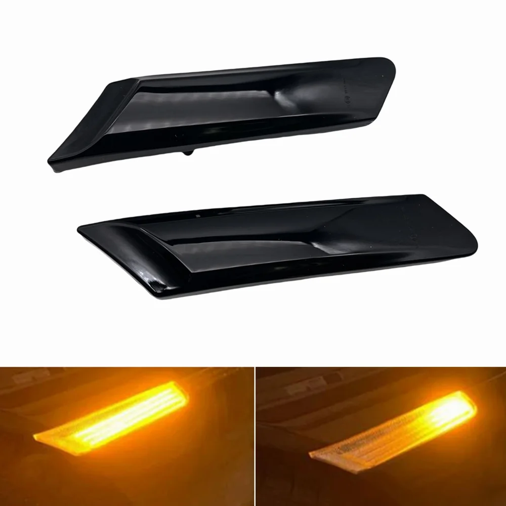 Car LED Dynamic Side Marker Turn Signal Light Sequential Blinker Lamp For Porsche 911 997 Carrera GT2 GT3 Boxster Cayman Targa