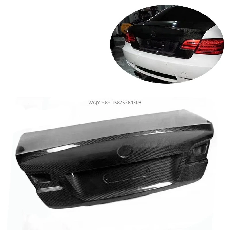 

E92 M3 CLS Style Carbon Fiber Rear Trunk Lid Cover for 3 Series E92