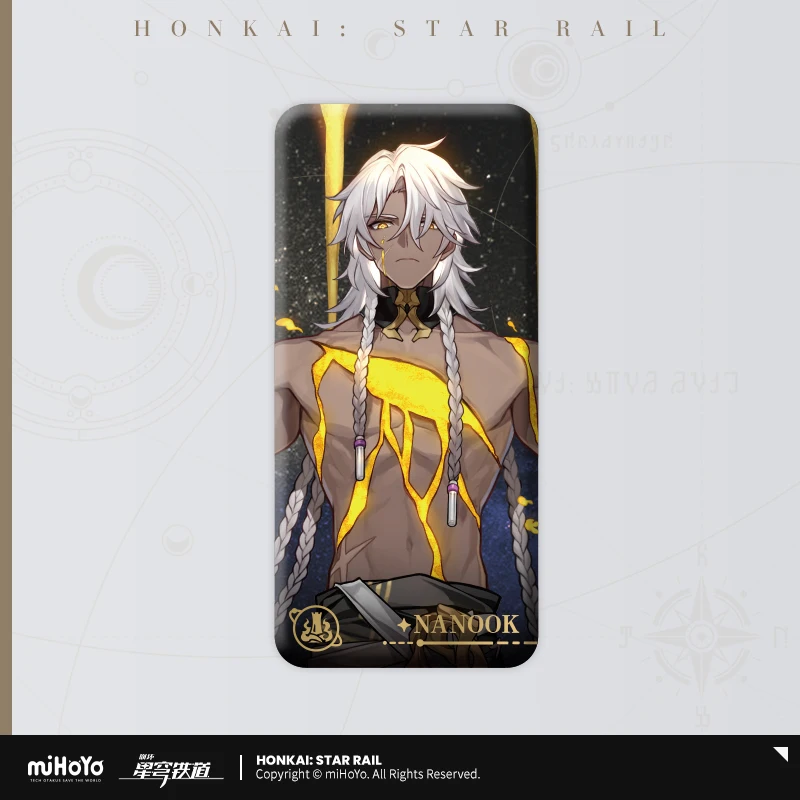 Gioco di pressione Honkai: Star Rail Merchandise ufficiali Fables sulle stelle Nanook Qlipoth Aha Lan Yaoshi IX Fuli Badge in banda stagnata