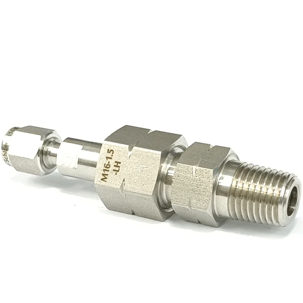 1/4 "NPT do króciec do węża 8mm lub 3mm 1/8" złącze łącznik rur ze stali nierdzewnej kompresji SUS316L