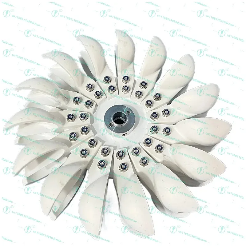 

High-efficiency impeller, impact water wheel bucket plate DIY hydraulic generator, light and sturdy