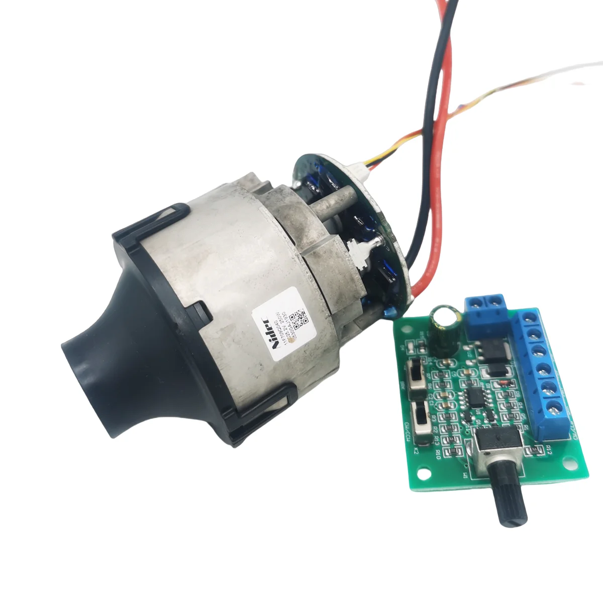 Japanese Nidec high-power brushless vacuum cleaner fan 25.2V250W high-speed turbo brushless motor fan with PWM drive board