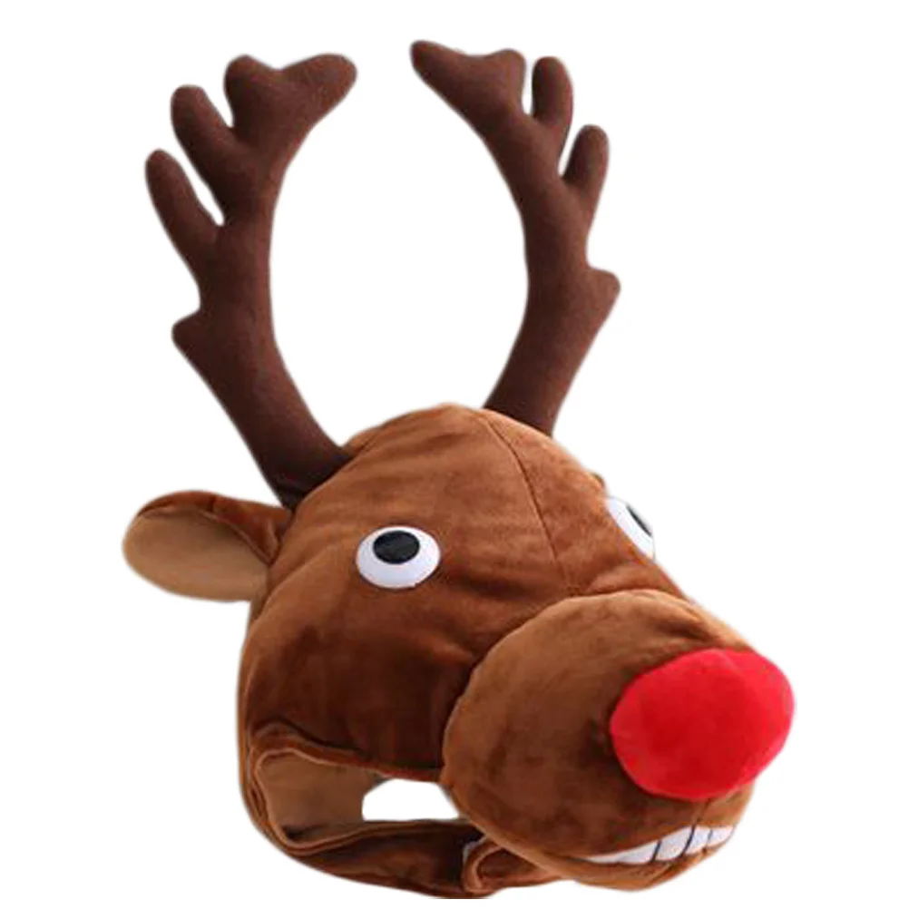 

1Pcs Trendy Headgear Cute Cartoon Design Christmas Hat for Party Costume Accessory Performance Wearable Unique Gift Idea