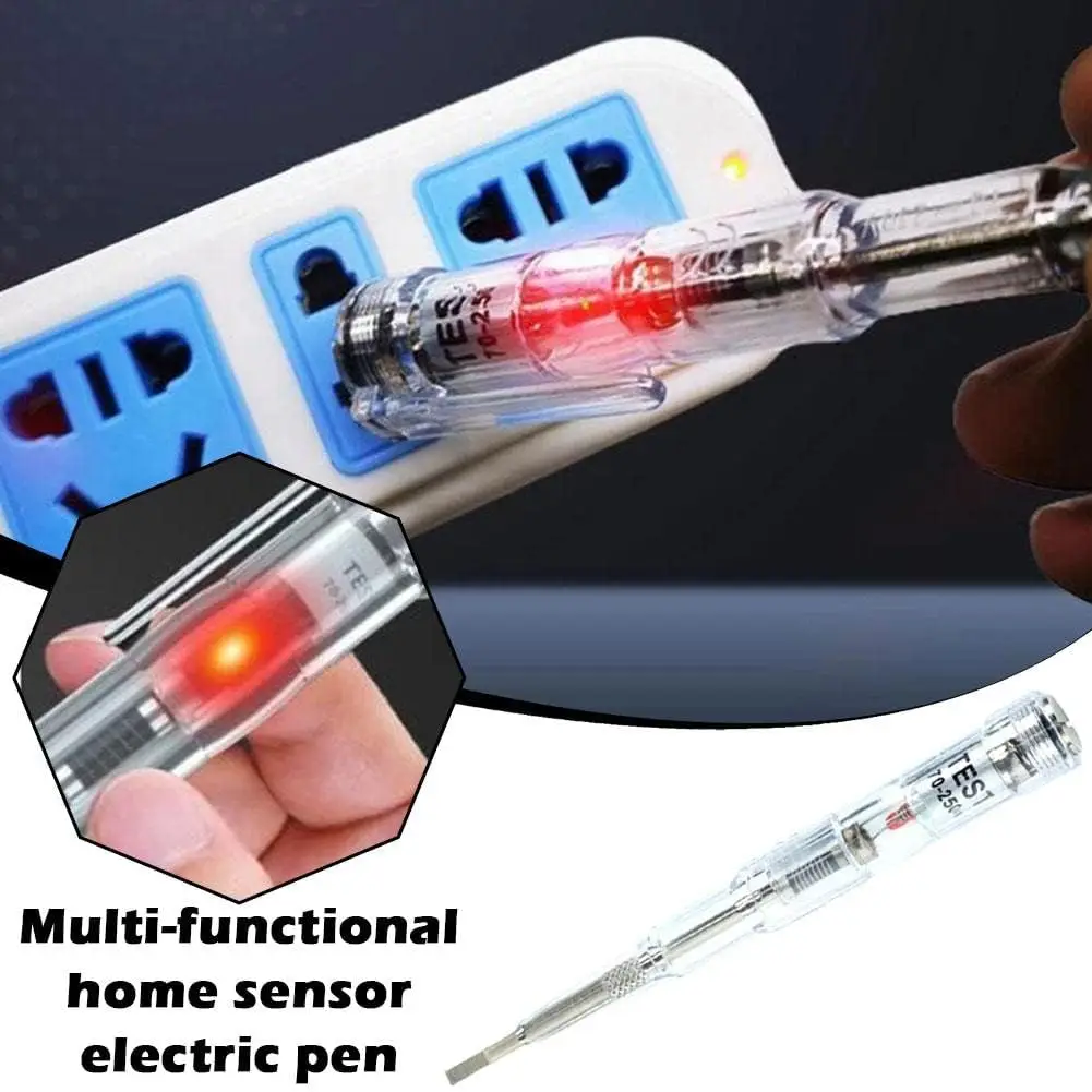 Multifunctional Electrician Test Screwdriver Pencil AC Non-contact Induction Test Pen Voltage Tester Pencil Voltage Detector Scr