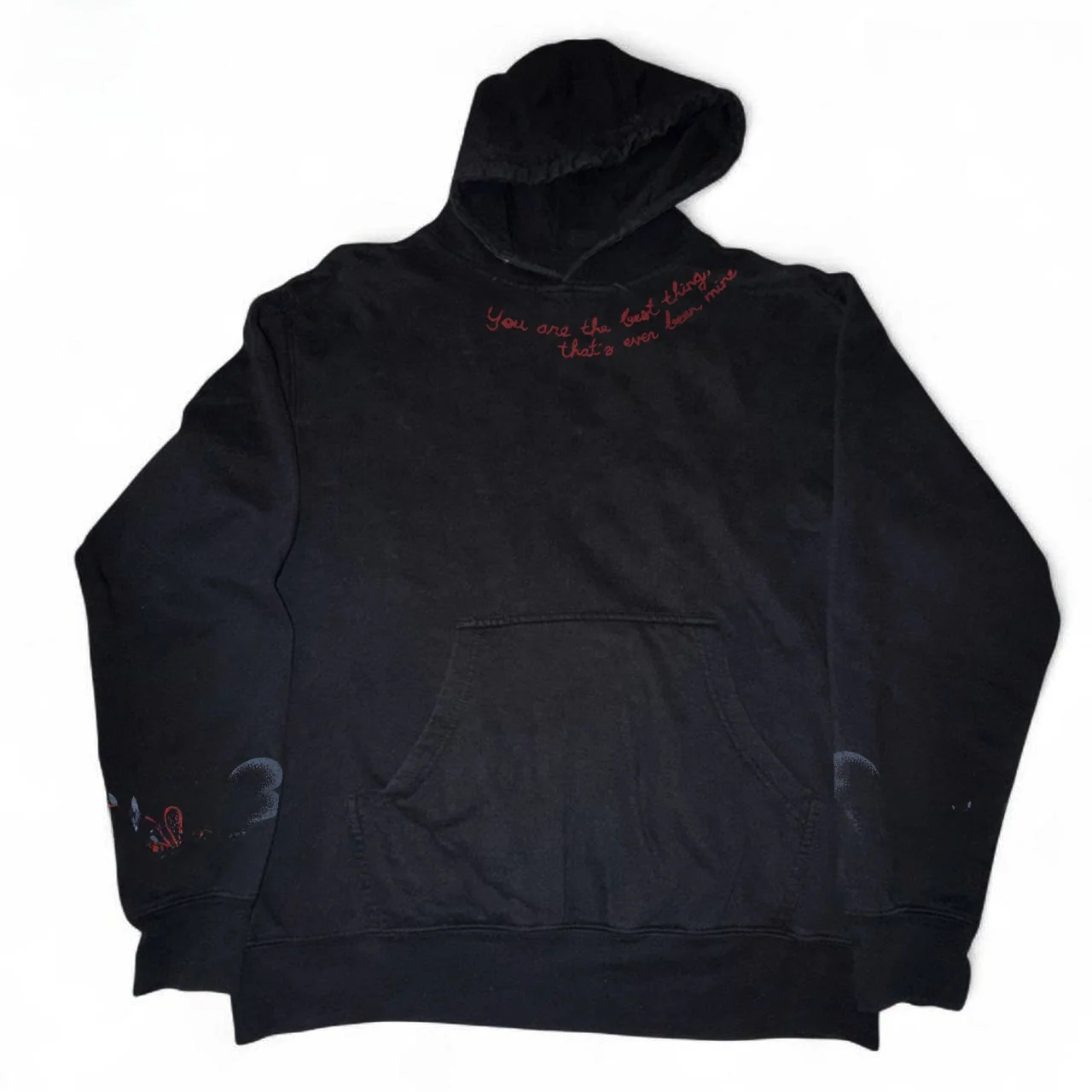 漫画アメリカンレトロパッチワークオーバーサイズパーカーカジュアルスレピュアカラールーズフィットスラウチスウェットシャツ秋シーズンファッション