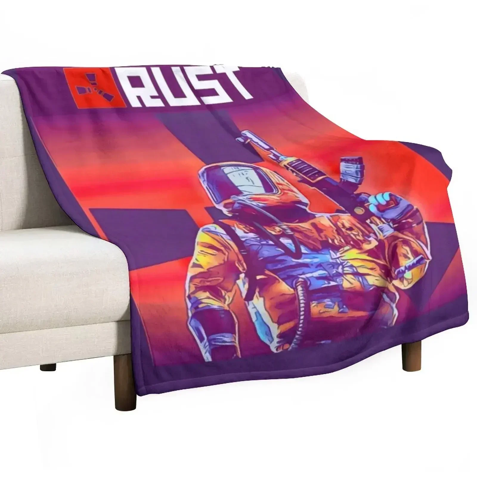 Rust Game Poster Throw Blanket manga Luxury Brand bed plaid Blankets