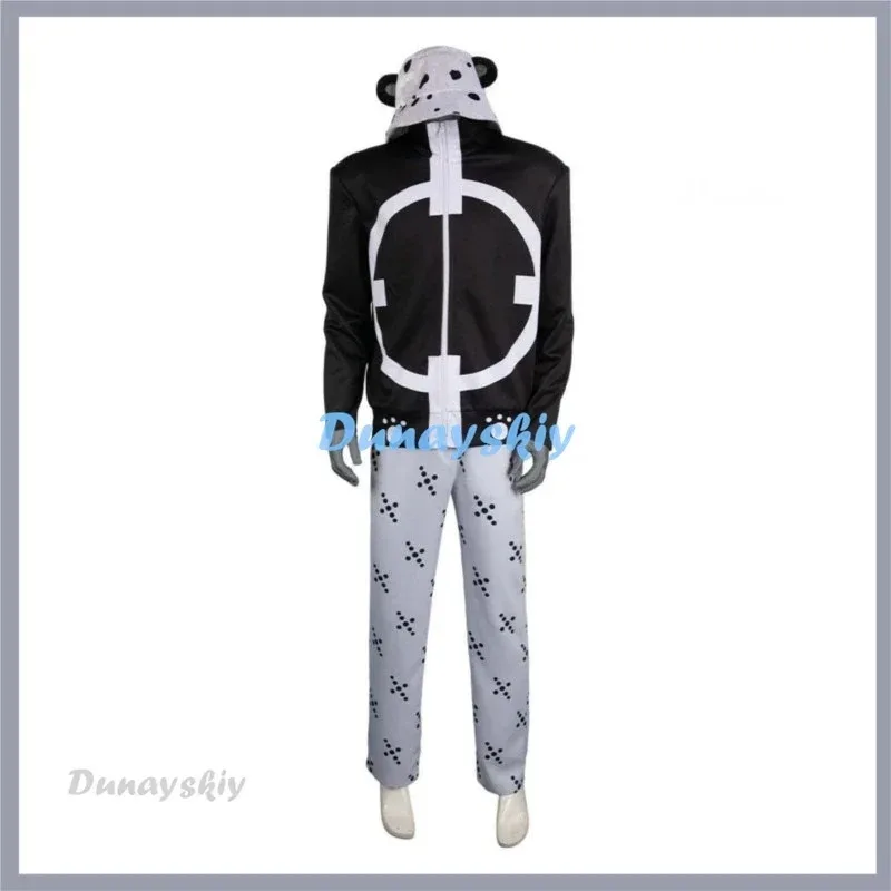 DY2025 أنيمي بارثوليميو كوما تأثيري حلي شربات Royaume Pacifiste معطف أسود قبعة موحدة مجموعة كاملة الكبار