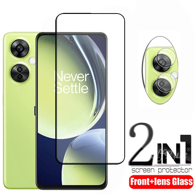 

2-in-1 For Oneplus Nord CE 3 Lite 5G Glass Oneplus Nord CE 3 Lite Glass 9H HD Screen Protector Oneplus Nord 2 3 Lite Lens Glass