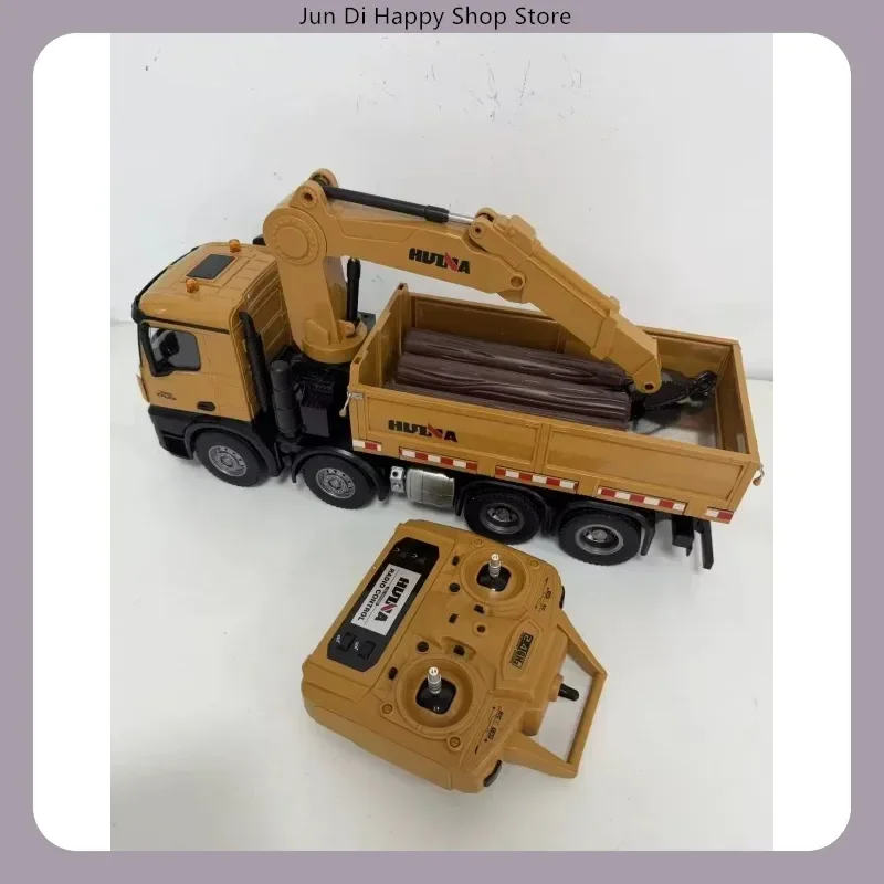 Vehicles Model Car Dump Engineering Truck Dump Wood Grab with Remote Control 1/14 Semi-alloy Truck RC 26CH NO.1538 RC Truck