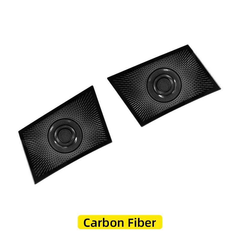 For Toyota Highlander XU70 2020 2021 2022 2023 2024 Stainless Car Dashboard Vent Sound Speaker Cover Panel Air Trims Stickers - view 4