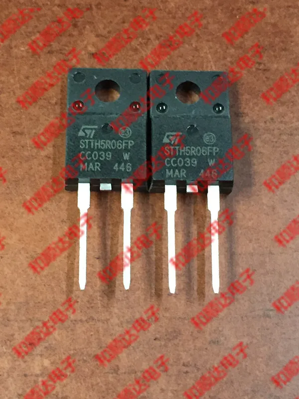 Original New 5pcs/ STTH5R06FP  TO-220F 600V,5A, TO220F-2