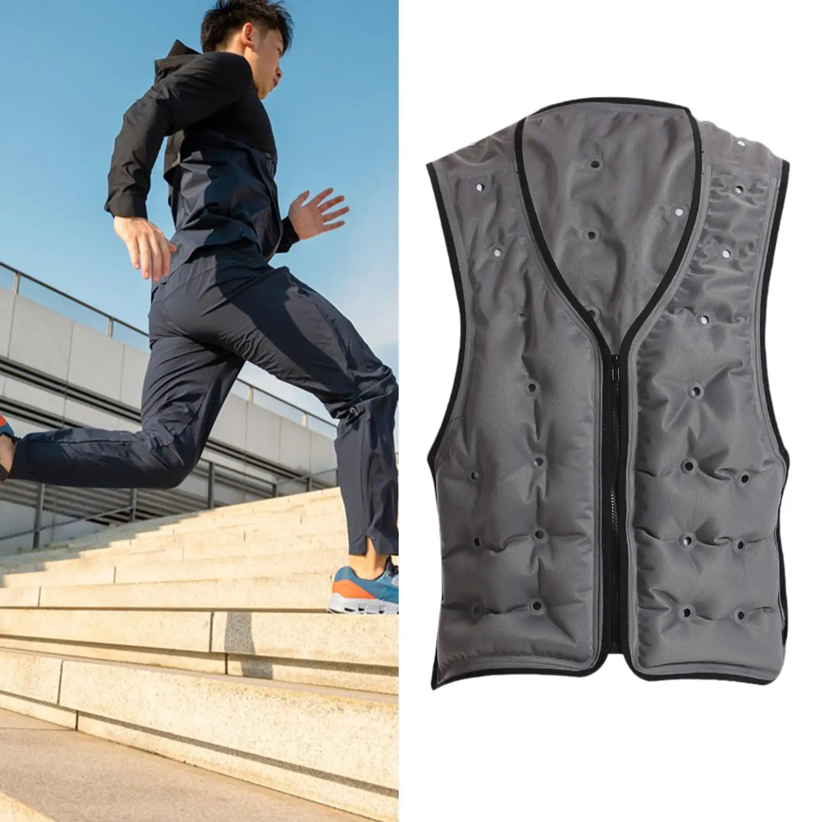 

Cooling Vest Ice Vest for Heat Relief Motorcycle Adult Cycling