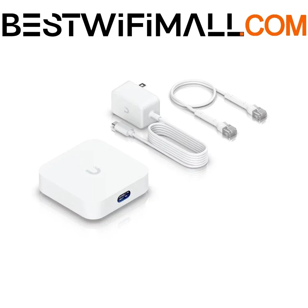 

UBIQUITI UX Cloud Gateway UniFi Express Network Built-in WiFi 6 140 M² (1,500 Ft²) Single-Unit Coverage 50+Connected WiFi Device
