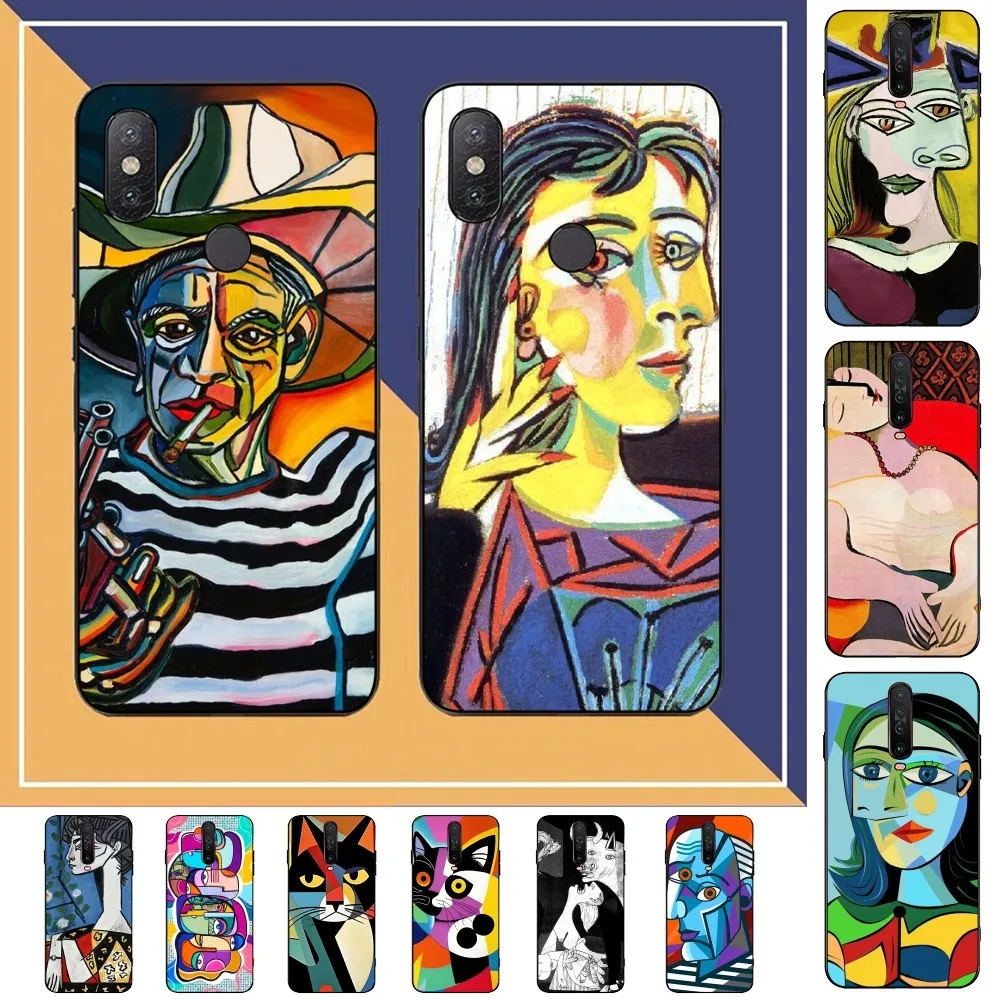 Picasso abstract Art Phone Case For Redmi Note 4 X 5 A 6 7 8 T 9 9S 10 11 11S 11Epro Poco M3 pro