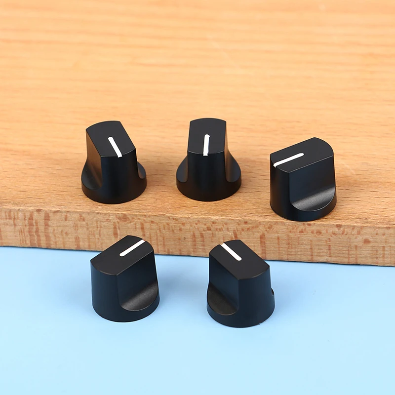 * New Sale 5Pcs Duckbill Type Knob 19*16mm Potentiometer Bakelite Knob Cap Encoder Band Switch Flower Shaft Hole 6mm Knob