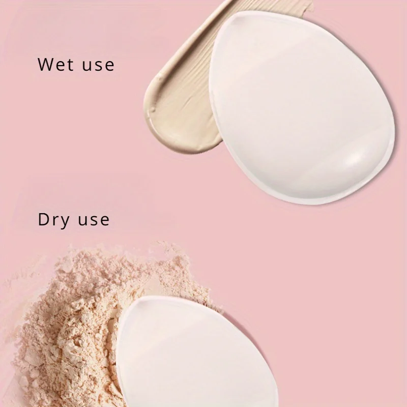 Paquete de 1/5 mini puntas de los dedos de silicona: brochas de maquillaje reutilizables y sin fragancia para base, corrector y polvo