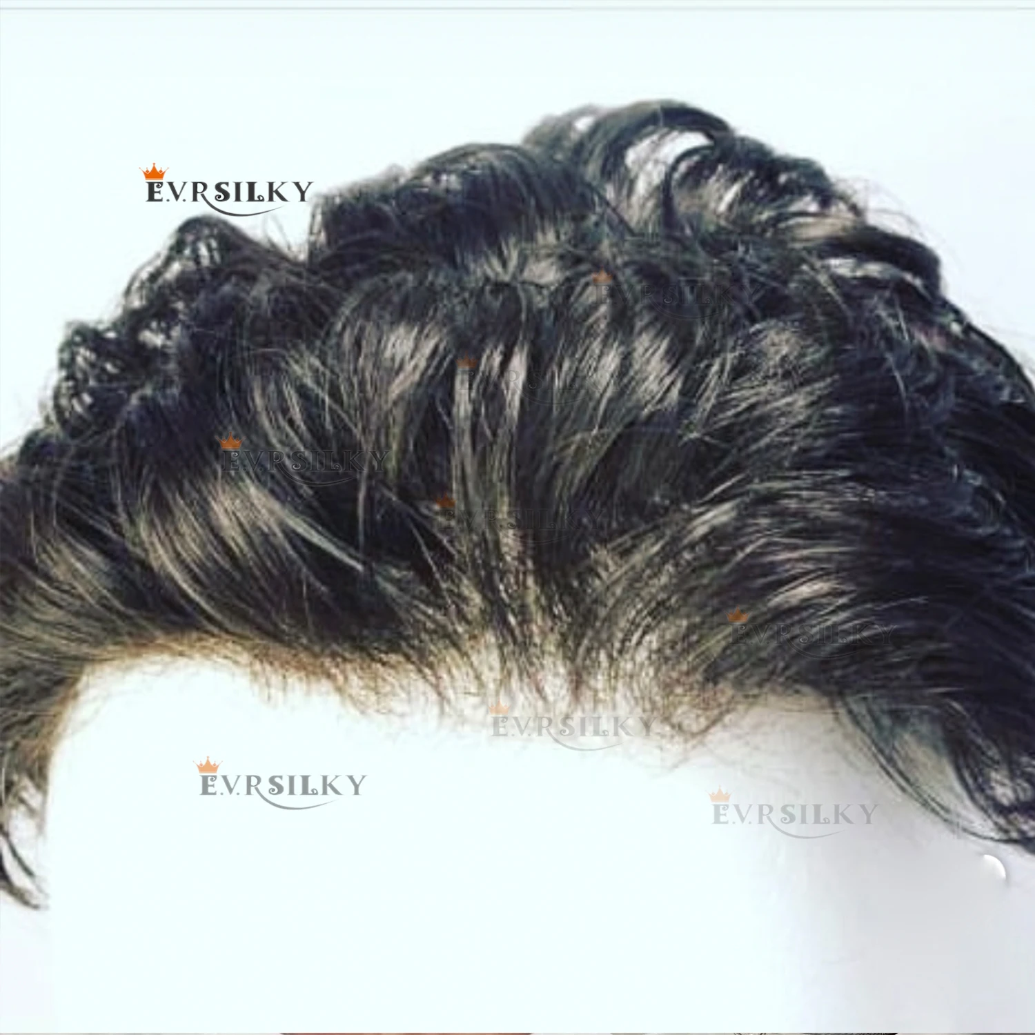 

Необнаружимый супер ультратонкий микрокожа 0,02 мм, черный блондин, плотность 80% 1B80 1B65, парик из натуральных волос, мужские протезы из человеческих волос