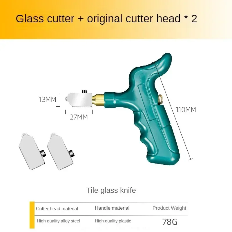 2024 New Professional Diamond Glass Cutter For Glass Ceramic Tile Cutting Manual Cutter Cutting Tool DIY Tile No stabilizers