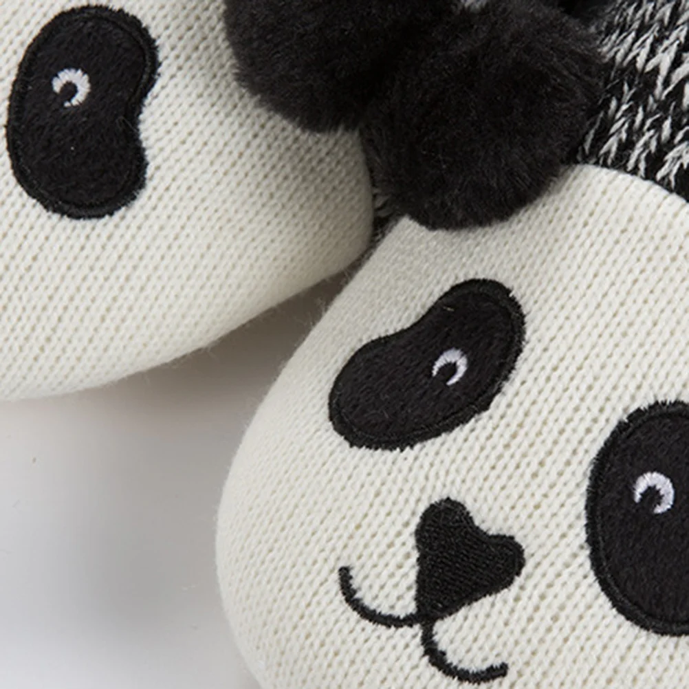 

20Cm Panda Design Slippers Soft Warm Cotton Slipper for Indoor Home Cozy Lightweight Walking Comfort All Day Relaxation