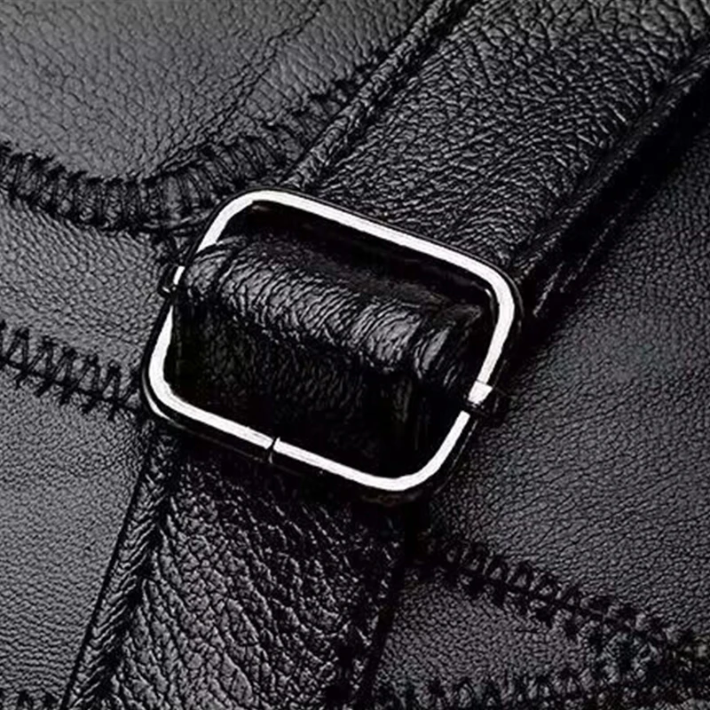 Die Damen-Umhängetasche ist aus PU-Material gefertigt und mit aufgedruckten Mustern versehen, ideal zum Reisen und Einkaufen. – Detail 6