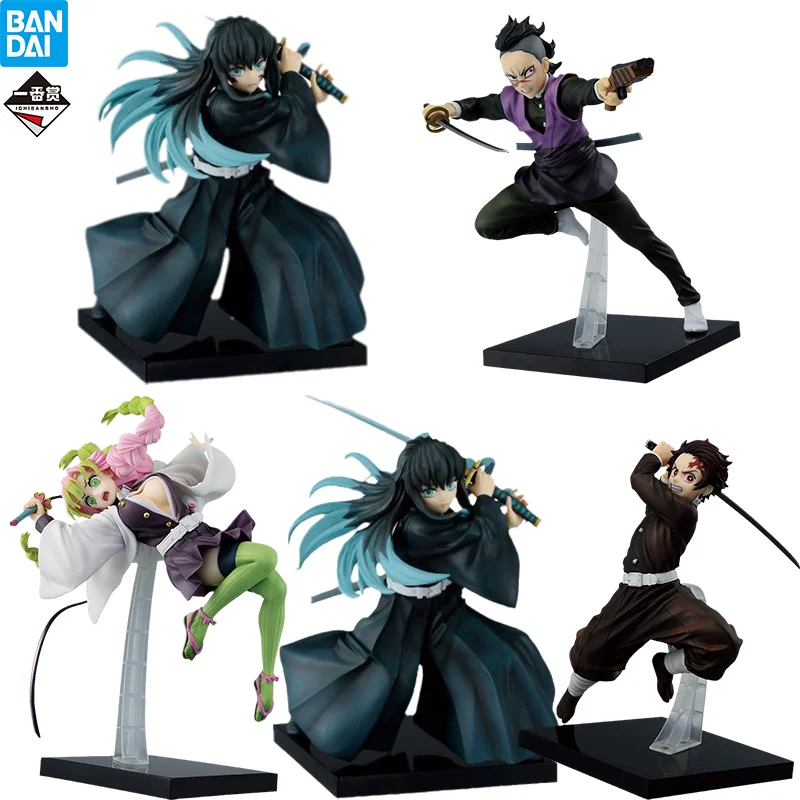 

BANDAI Demon Slayer Figure Tanjiro ichiban kuji Breach Swordsmith Village Muichiro Tokito Kanroji Mitsuri Anime Action Model Toy