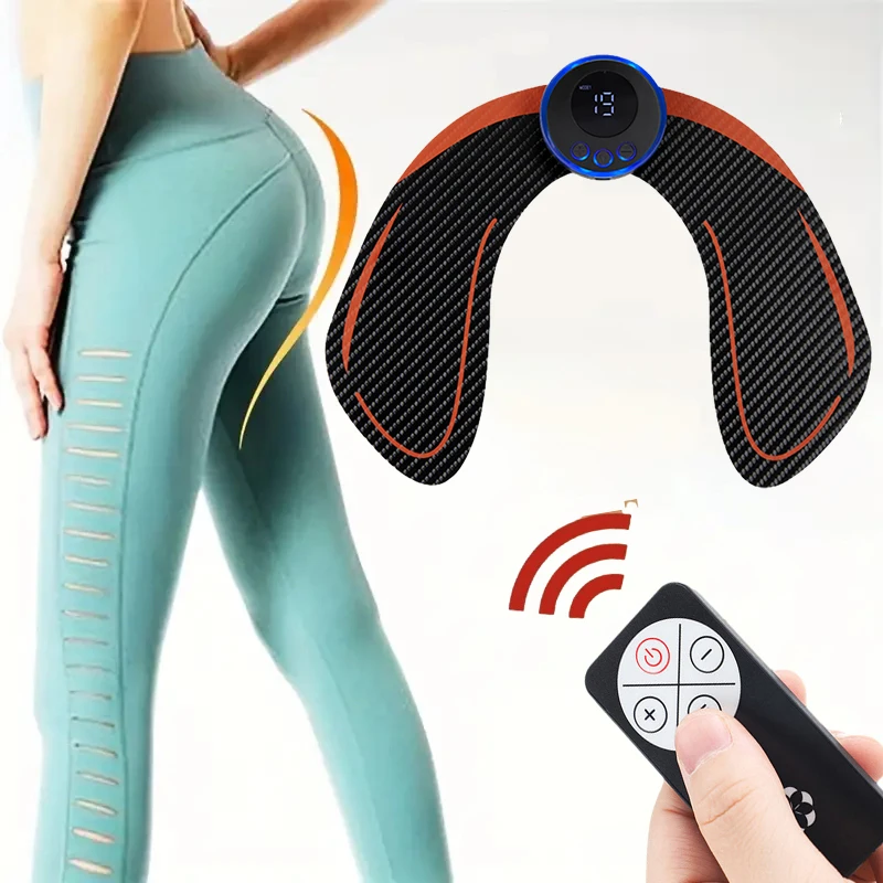 EMS Hip Waist Stimulator Trainer Muscle ABS Fitness Buttocks Massage Butt Lifting Buttock Toner Trainer Slimming Massager