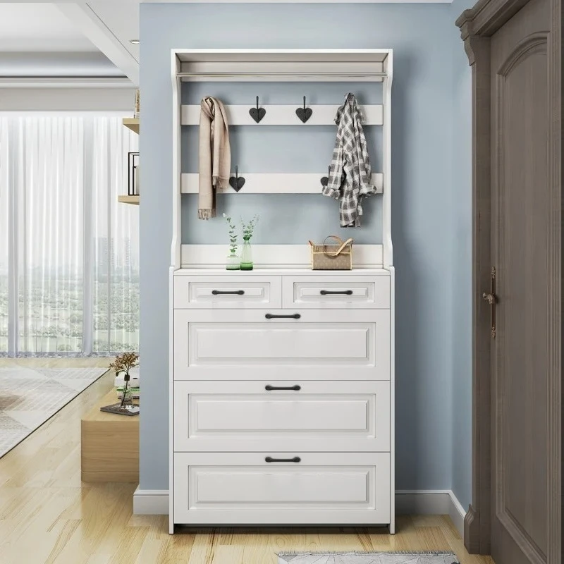 المهنية توفير المساحة رفوف الأحذية معطف الشماعات مدخل تخزين الأحذية الرخيصة رفوف لهجة الجمالية Archivadores ديكور المنزل #4