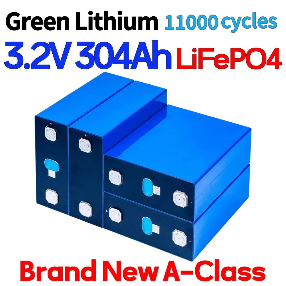 

High Quality Eve Cells Lithium iron Phosphate Battery 3.2V 304Ah 11000 Cycles Grade-A For Household Solar Energy EV Backup Power